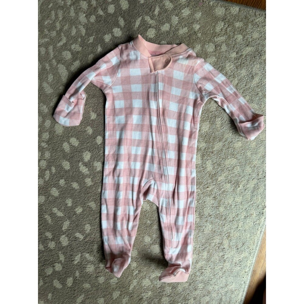 Honest baby plaid gingham organic sleeper
